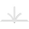 Ekena Millwork Redmond Architectural Grade PVC Gable Bracket, 72"W x 39"H x 4"D x 4"F, 13/12 Pitch GBP072X39X0404RED00 - alternate 4